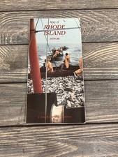 Vintage 1979-80 Rhode Island Map & Tourist Guide J. Joseph Garrahy Ephemera picture