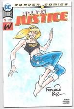 Fernando Ruiz Original Wonder Girl Young Justice #1 Sketch Cover Art Archie picture
