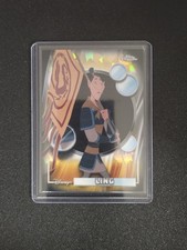 2026 Topps Chrome Sapphire Disney Mulan Ling /10 Black picture