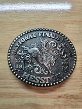 1984 National Final Rodeo Hesston Belt Buckle picture