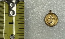 CHAPEL St. Jude Medal Charm Religious Pendant 1/20 12K G.F. picture