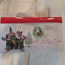 NIB Vtg Dept 56 “Santa's Visiting Center” North Pole Series 56407 Retired Rare picture