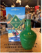 ROYAL SALUTE SCOTCH BLENDED RIO DE JANEIRO POLO EDITION EMPTY BOTTLE 21 YEAR picture