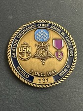 John W Finn USN Medal Of Honor Challenge Coin picture