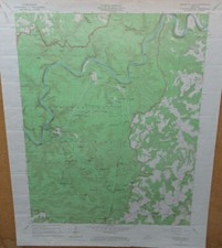 Topographic Map of Mammoth Cave Quadrangle, KY - 1965 - US Geological Survey picture