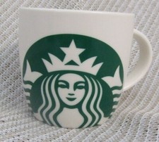 Starbucks 2017 Classic White Green Mermaid Logo Coffee  / SOUP  Mug  14 Fl Oz  picture
