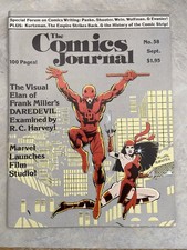 THE COMICS JOURNAL #58 Magazine 1980 Frank Miller 1st ELEKTRA Daredevil picture