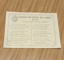 Antique 1916 sanitation Drivers Greeting Cards picture