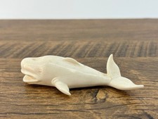 VTG Hand Carved Sperm Whale Figurine picture