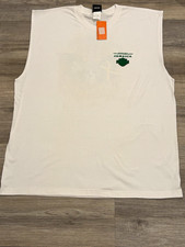 Harley-Davidson MotorClothes Sleeveless Graphic T-Shirt White Mens Size 2X picture