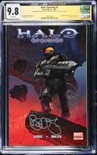 Halo Uprising #1 CGC 9.8 SS 2x Signed Alex Maleev & Bendis (2007) picture