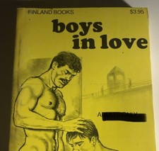 GUYS IN LOVE -1987 NO AUTHOR- FINLAND BOOKS- VINTAGE PULP NOVEL GAY INTEREST picture