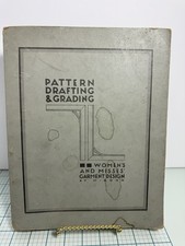 Vintage 1948 Pattern Drafting & Grading M Rohr Sewing Book & Extras Lot picture