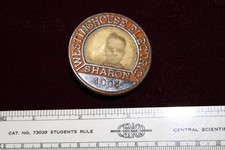 Westinghouse Electric SHARON, PA Employee ID Badge Pin No 4004 Photo 1940'S picture