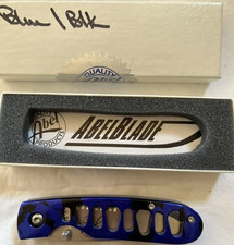 Beautiful New Abel fly fishing Knife Blue and Black picture