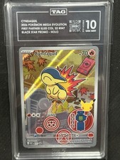 Cyndaquil 2026 Pokemon First Partner Series 2 Black Star Promo TAG 10 PSA #47 picture