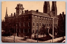 Fort Wayne IN Indiana St. Augustine's Academy c.1940s Postcard picture