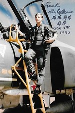 Charles DeBellevue auto/signed 4x6 photo Vietnam War Ace Pilot Rare COA LOOK picture