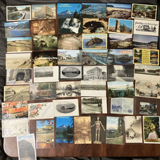 Vintage Oregon Postcards Lot of 100+ Has RPPC's -has postmarked 1907-1920's (I) picture