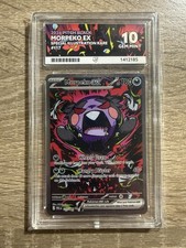 ACE 10 Morpeko EX 117/084 Pitch Black Gem Mint Pokemon PERFECT SUBGRADES picture