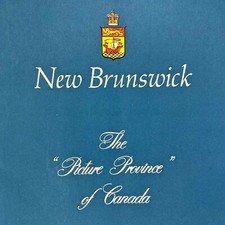 c1950s New Brunswick Travel Booklet Canada Province Photos Attractions Vtg 2T  picture