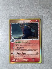 Pokemon EX Dragon Frontiers Heracross 3/101 Holo Stamped With Printing ERROR picture