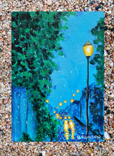 ACEO Art Card PRINT of Hand Painted & Signed Acrylic Original 3.5inx2.5in picture