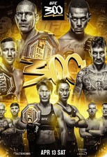 UFC 300 Exclusive Art Poster l Pereira vs Hill l Holloway vs Gaethje Size Option picture