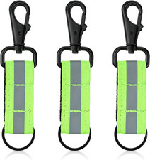 3 Pcs Glow in the Dark Keychain Reflective Glow Keychain Tag Backpack High picture