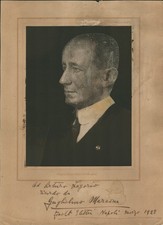 GUGLIELMO M. MARCONI - INSCRIBED PHOTOGRAPH MOUNT SIGNED 3/1928 picture