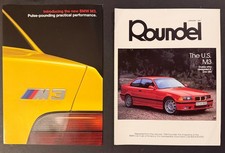 MINT   Pair of Original 1994 BMW M3 (E36) Introductory Sales Brochures picture