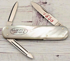 Vintage GATHEN SOLINGEN Lobster Penknife Nice Mother of Pearl Handles - Mint picture