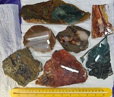 2 Pounds Of Colorful Assorted Slabs For Lapidary Projects picture