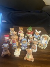 Vintage Enesco Lucy And Me Bears Lot 1980's-1990's  Lucy Rigg Bears Lot of 15 picture
