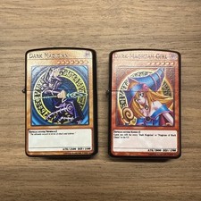Dark Magician & Dark Magician Girl Lighter Set | 2pc Windproof Refillable Bundle picture