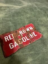 Vintage Red Crown Gasoline Double-Sided 6