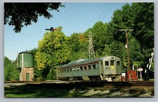 Rail Diesel Car M-1 NYS&W Railroad Train Whippany Railway Museum NJ Postcard P10 picture