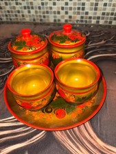 Khokhloma wooden nesting set. picture
