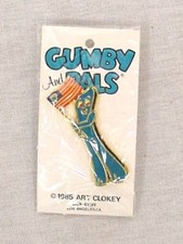 1985 Vintage Gumby with flag pin picture