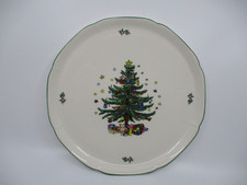 NIKKO HAPPY HOLIDAYS CAKE PLATE - 11