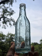 Birdsnest Va. Eastern Shore Bottling Works Taka Kola 6.5oz Soda Bottle Icey Blue picture