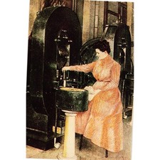 Stamping Gold Coins U.S. Mint Philadelphia 1903 Postcard 1987 Reproduction 407 picture