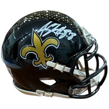 Jeremy Shockey Autographed New Orleans Saints (2022 Black Alternate) Mini Helmet picture