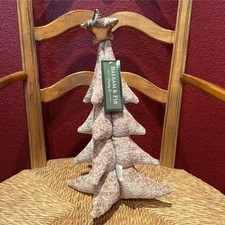 NWT Balsam & Fir Brown Velvet Fabric Christmas Tree Holiday Decor picture