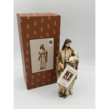 Josephs Studio Roman Inc Good Shepherd Jesus Christ Lamb 6 Inch Statue 60685 picture