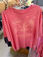 2026 Disney Parks Walt Disney World Four Parks Magical Place Pink T-Shirt Large picture