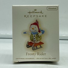 2009 Hallmark Frosty Rider Keepsake Miniature Ornament -  picture