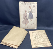 Vtg Sewing Pattern, Advance 6328, skirt coat, 11 Uncut, unprinted- ships free picture