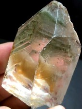 70g 1PC Himalayan RARE RAW Natural Lemurian Quartz Lemuria Crystal Point  d775 picture