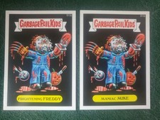 Garbage Pail Kids bonus Card Set Maniac Mike/frightening Freddy B13 A/B Rare picture